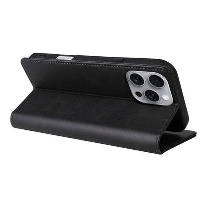 For iPhone 16 Pro Max Case PU Leather RFID Blocking Phone Cover Stand View