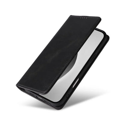 For iPhone 16 Pro Max Case PU Leather RFID Blocking Phone Cover Stand View