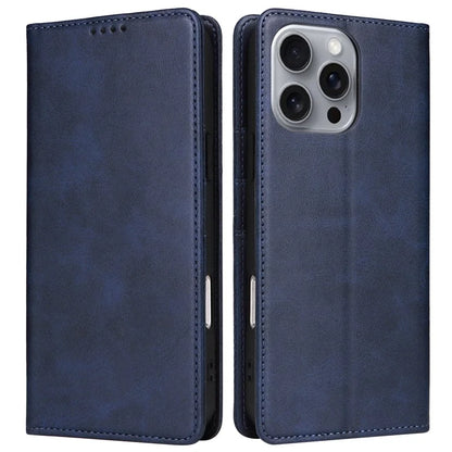 For iPhone 16 Pro Max Case PU Leather RFID Blocking Phone Cover Stand View