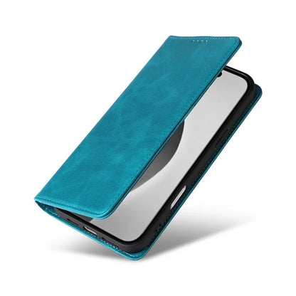 For iPhone 16 Pro Max Case PU Leather RFID Blocking Phone Cover Stand View