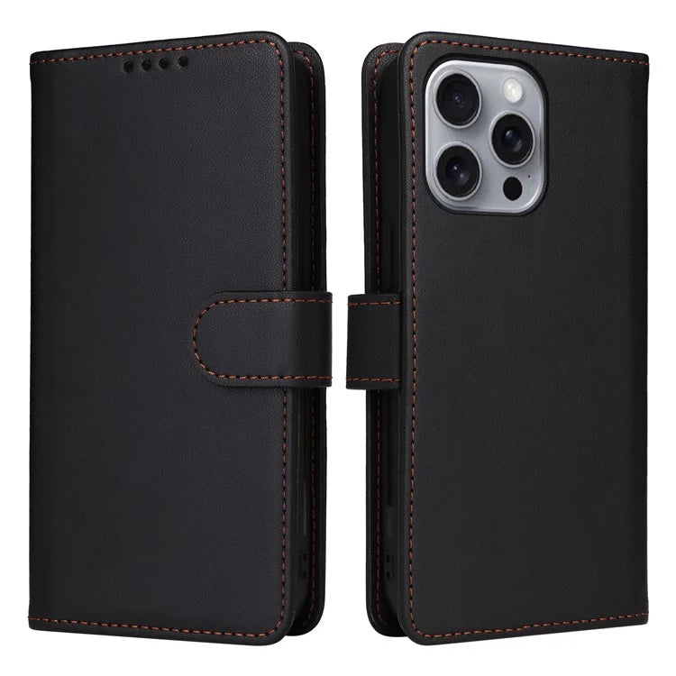 BETOPNICE 005 For iPhone 16 Pro Max Case Detachable 2-in-1 Leather Wallet Phone Cover