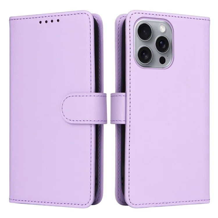 BETOPNICE 005 For iPhone 16 Pro Max Case Detachable 2-in-1 Leather Wallet Phone Cover