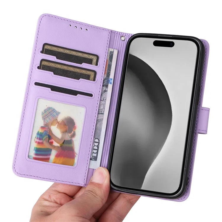 BETOPNICE 005 For iPhone 16 Pro Max Case Detachable 2-in-1 Leather Wallet Phone Cover