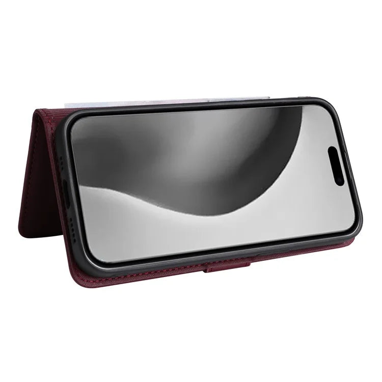 BETOPNICE 005 For iPhone 16 Pro Max Case Detachable 2-in-1 Leather Wallet Phone Cover