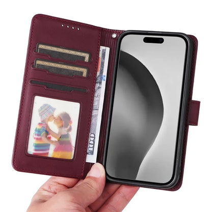 BETOPNICE 005 For iPhone 16 Pro Max Case Detachable 2-in-1 Leather Wallet Phone Cover