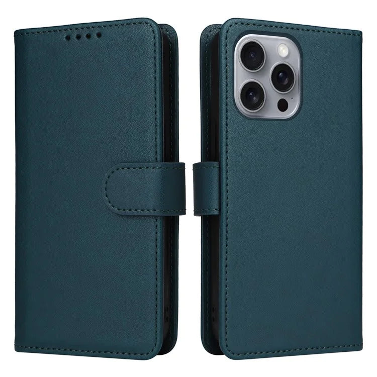 BETOPNICE 005 For iPhone 16 Pro Max Case Detachable 2-in-1 Leather Wallet Phone Cover