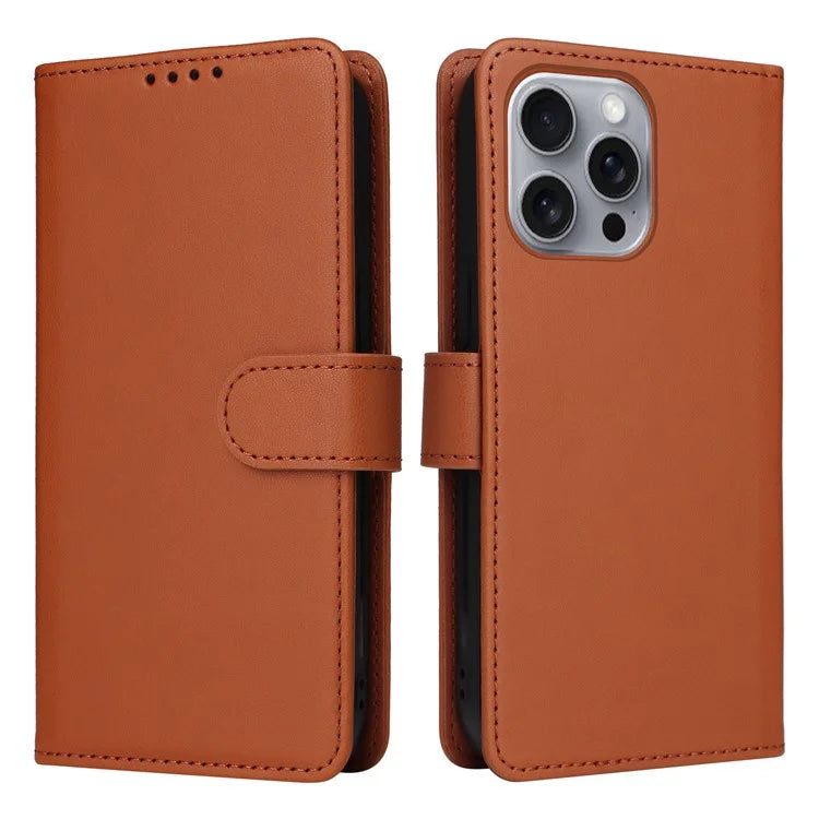 BETOPNICE 005 For iPhone 16 Pro Max Case Detachable 2-in-1 Leather Wallet Phone Cover