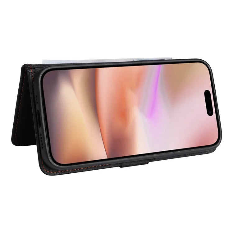 BETOPNICE 005 For iPhone 16 Plus Case PU Leather Detachable Phone Cover