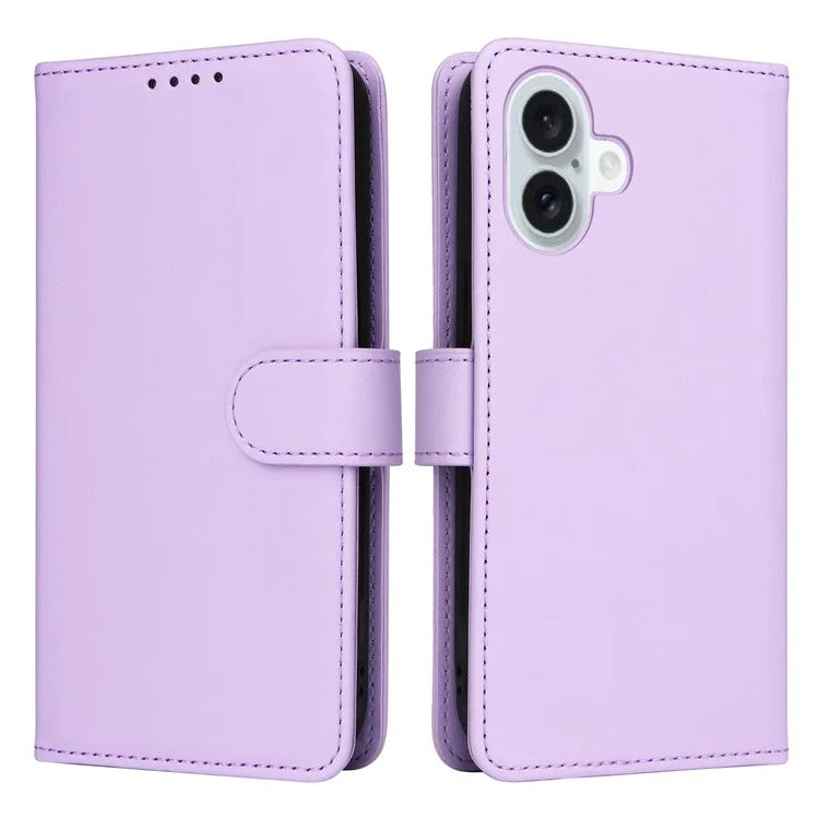 BETOPNICE 005 For iPhone 16 Plus Case PU Leather Detachable Phone Cover