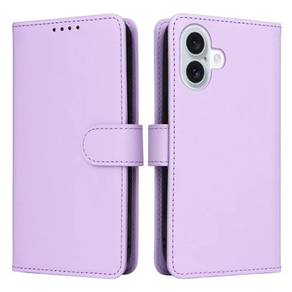 BETOPNICE 005 For iPhone 16 Plus Case PU Leather Detachable Phone Cover