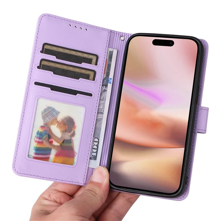 BETOPNICE 005 For iPhone 16 Plus Case PU Leather Detachable Phone Cover