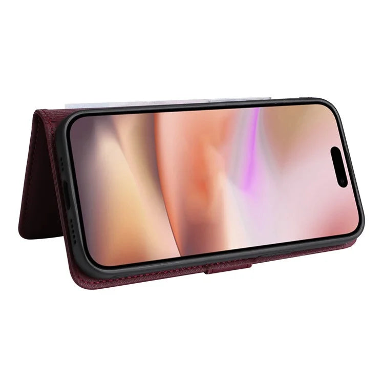 BETOPNICE 005 For iPhone 16 Plus Case PU Leather Detachable Phone Cover