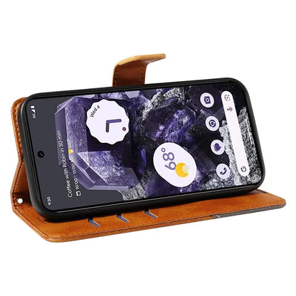 For Google Pixel 9 Pro Case Geometric Line Wallet Leather Phone Cover