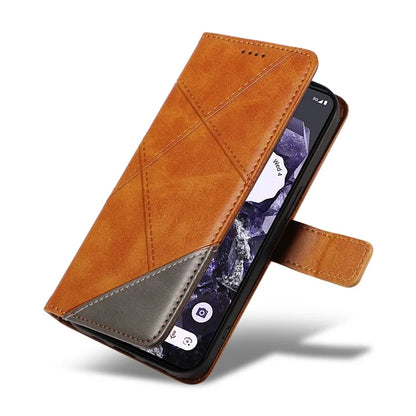 For Google Pixel 9 Pro Case Geometric Line Wallet Leather Phone Cover