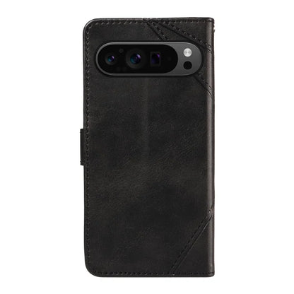 For Google Pixel 9 Pro Case Geometric Line Wallet Leather Phone Cover