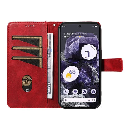 For Google Pixel 9 Pro Case Geometric Line Wallet Leather Phone Cover