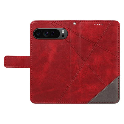 For Google Pixel 9 Pro Case Geometric Line Wallet Leather Phone Cover