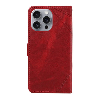 For iPhone 16 Pro Max Case Geometric Shockproof Wallet Leathe Phone Cover