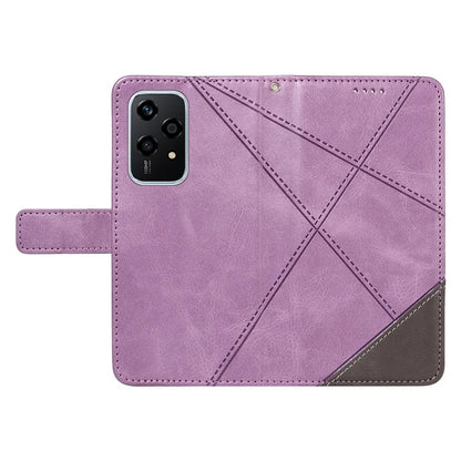 For Honor 200 Lite Case Wallet Stand Leather Phone Cover Geometric Line Imprinted