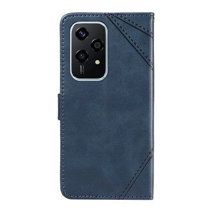 For Honor 200 Lite Case Wallet Stand Leather Phone Cover Geometric Line Imprinted