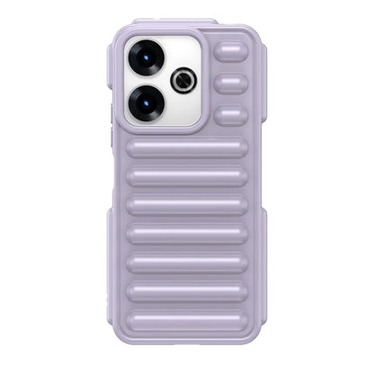 WANLONFENG LK Series for Xiaomi Redmi 13 5G  /  4G TPU Case Capsule Ribbed Cover with Screen Film