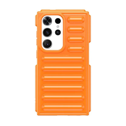 WANLONFENG LK Series for Samsung Galaxy S24 Ultra TPU Phone Case with Tempered Glass Screen Film