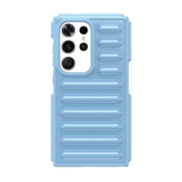 WANLONFENG LK Series for Samsung Galaxy S24 Ultra TPU Phone Case with Tempered Glass Screen Film