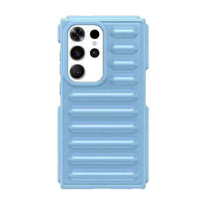 WANLONFENG LK Series for Samsung Galaxy S24 Ultra TPU Phone Case with Tempered Glass Screen Film