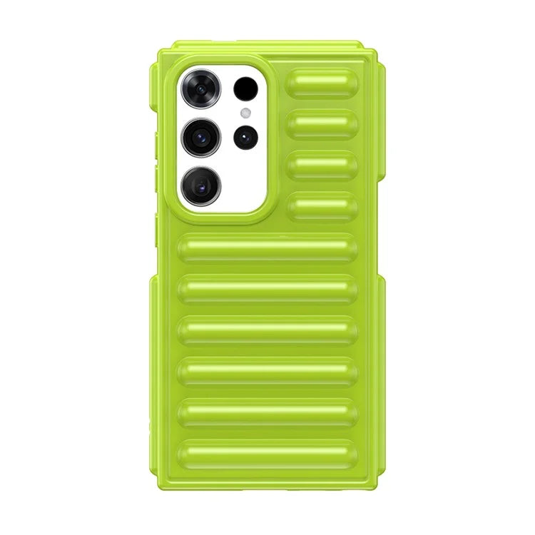 WANLONFENG LK Series for Samsung Galaxy S24 Ultra TPU Phone Case with Tempered Glass Screen Film