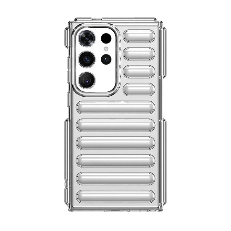 WANLONFENG LK Series for Samsung Galaxy S24 Ultra TPU Phone Case with Tempered Glass Screen Film