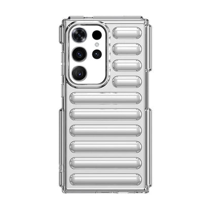 WANLONFENG LK Series for Samsung Galaxy S24 Ultra TPU Phone Case with Tempered Glass Screen Film