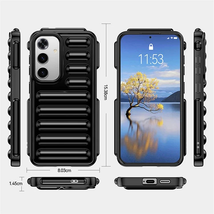 WANLONFENG LK Series for Samsung Galaxy S24+ Case TPU Capsule Cover with Screen Film