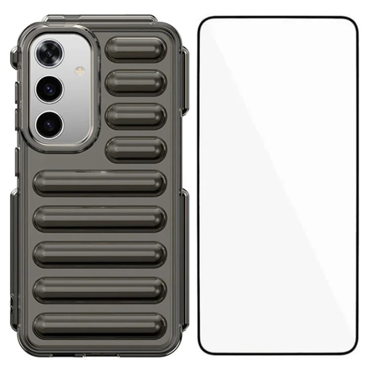 WANLONFENG LK Series for Samsung Galaxy S24+ Case TPU Capsule Cover with Screen Film