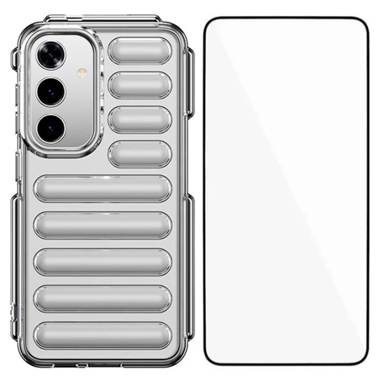 WANLONFENG LK Series for Samsung Galaxy S24+ Case TPU Capsule Cover with Screen Film