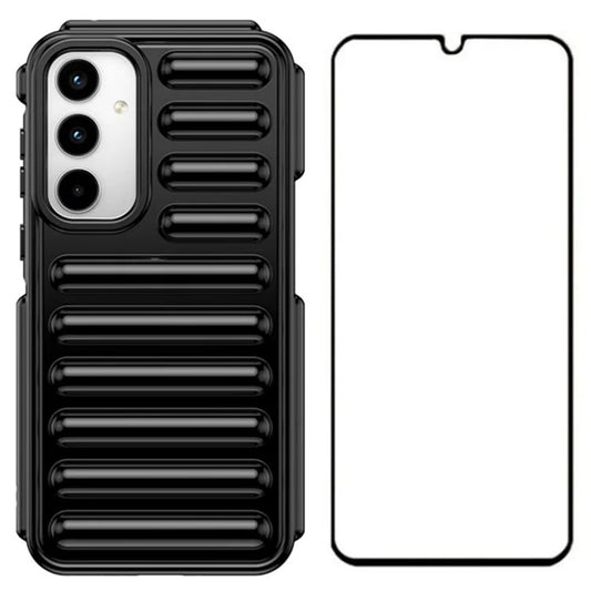 WANLONFENG LK Series for Samsung Galaxy A35 5G TPU Case Phone Cover with Screen Film