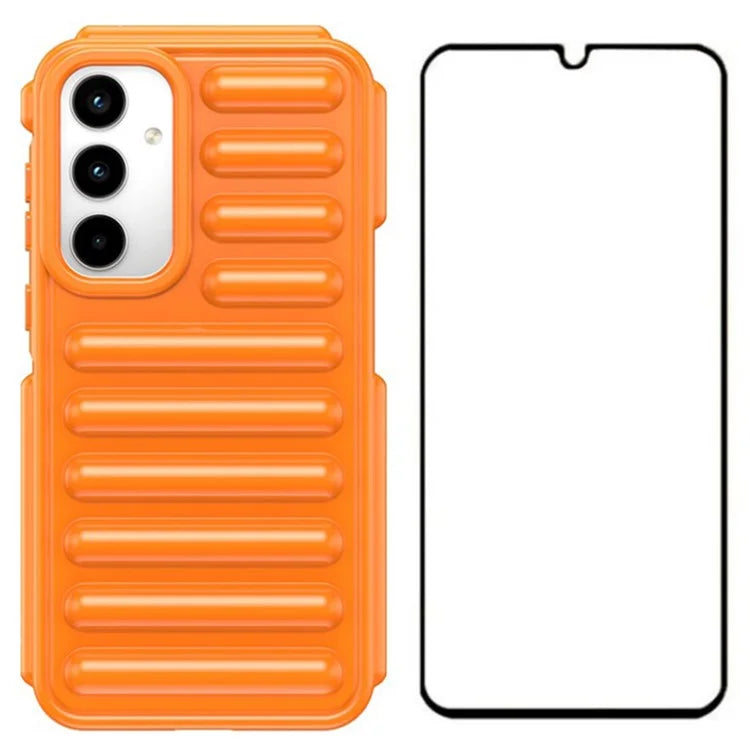 WANLONFENG LK Series for Samsung Galaxy A35 5G TPU Case Phone Cover with Screen Film