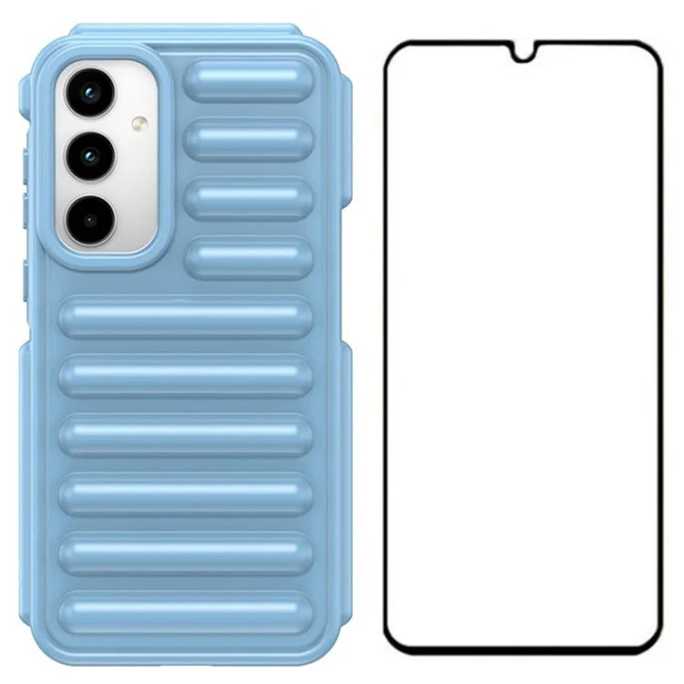 WANLONFENG LK Series for Samsung Galaxy A35 5G TPU Case Phone Cover with Screen Film