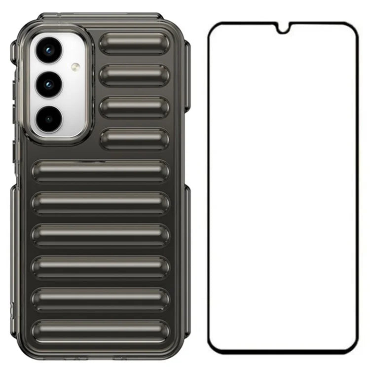 WANLONFENG LK Series for Samsung Galaxy A35 5G TPU Case Phone Cover with Screen Film
