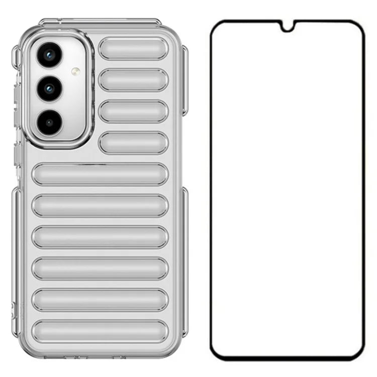 WANLONFENG LK Series for Samsung Galaxy A35 5G TPU Case Phone Cover with Screen Film