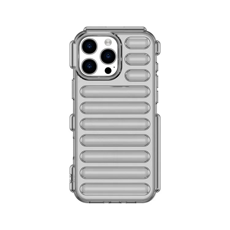 WANLONFENG LK Series for iPhone 16 Pro Max Case Capsule TPU Cover with Screen Protector