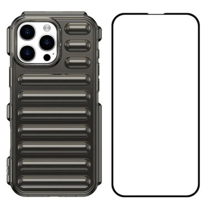 WANLONFENG LK Series for iPhone 16 Pro Max Case Capsule TPU Cover with Screen Protector