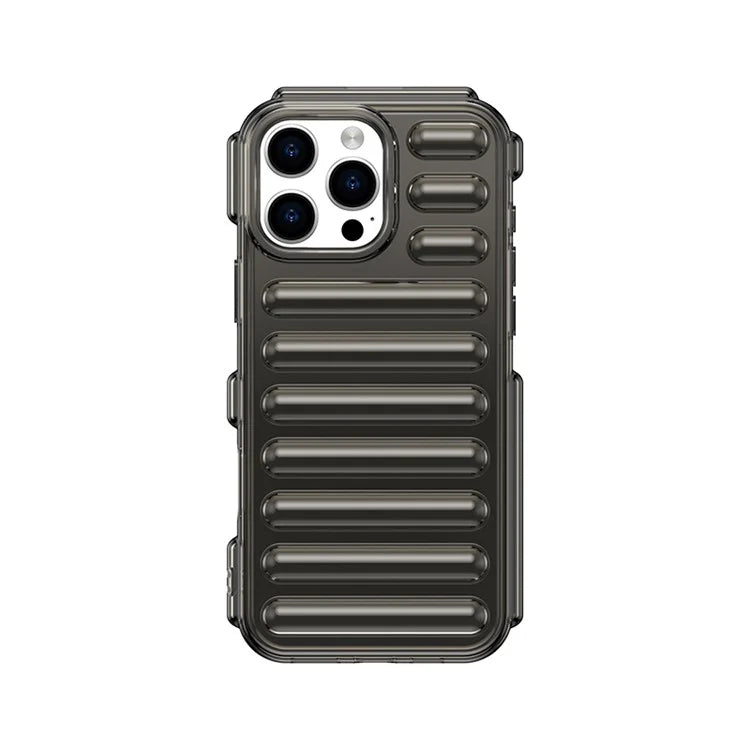 WANLONFENG LK Series for iPhone 16 Pro Max Case Capsule TPU Cover with Screen Protector