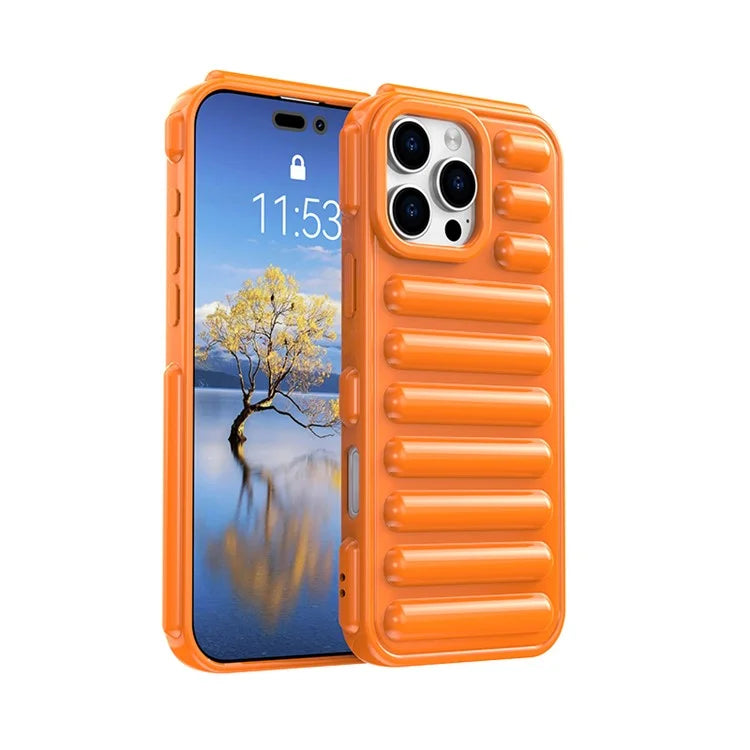 WANLONFENG LK Series for iPhone 16 Pro Max Case Capsule TPU Cover with Screen Protector