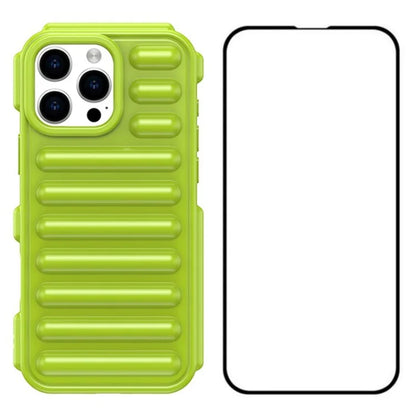 WANLONFENG LK Series for iPhone 16 Pro Max Case Capsule TPU Cover with Screen Protector