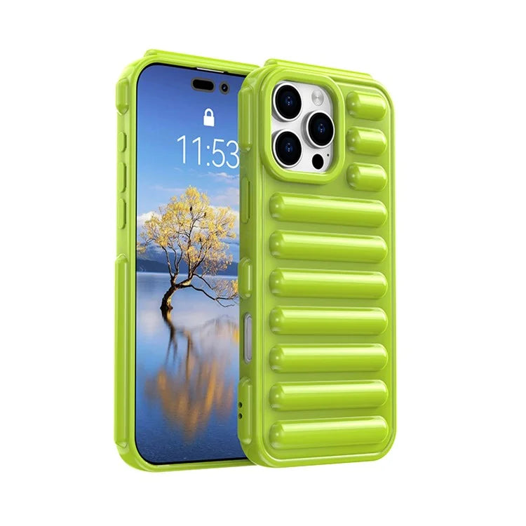 WANLONFENG LK Series for iPhone 16 Pro Max Case Capsule TPU Cover with Screen Protector