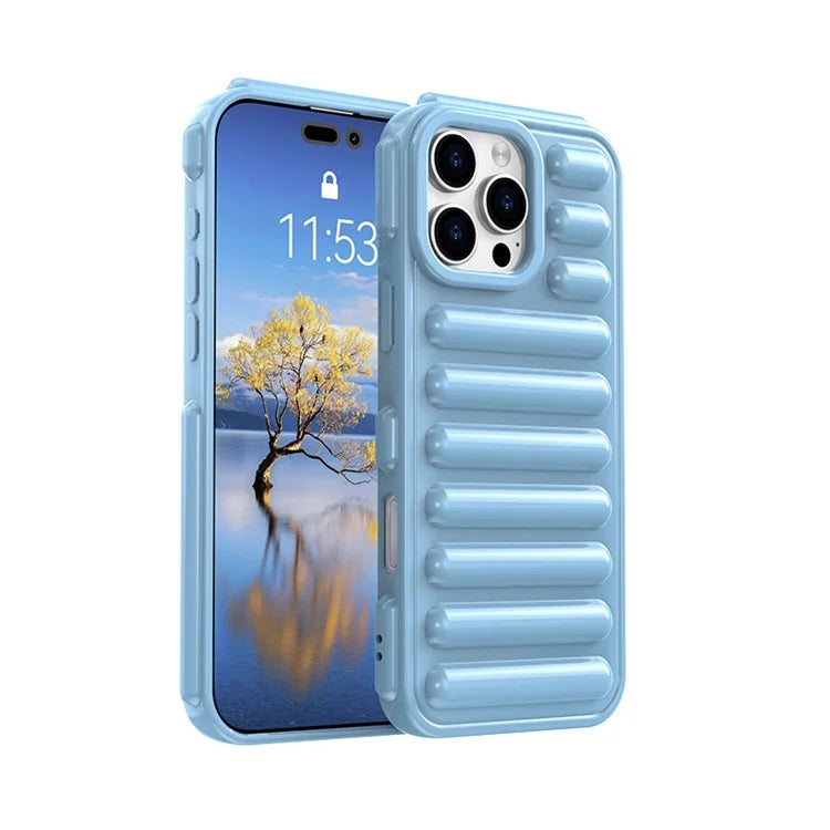 WANLONFENG LK Series for iPhone 16 Pro Max Case Capsule TPU Cover with Screen Protector