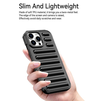 WANLONFENG LK Series for iPhone 16 Pro Max Case Capsule TPU Cover with Screen Protector