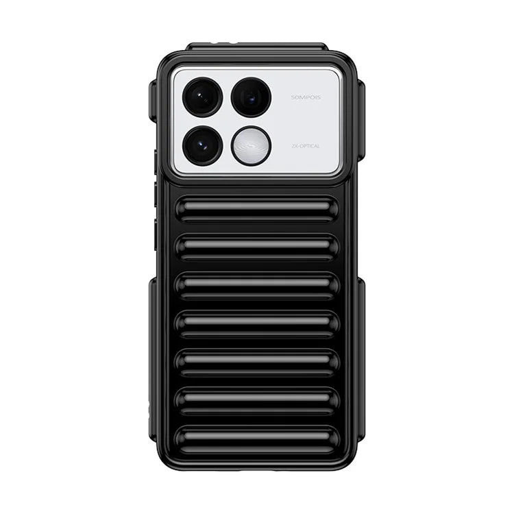WANLONFENG LK Series for Xiaomi Poco F6 Pro 5G / Redmi K70 5G / K70 Pro 5G TPU Case with Tempered Glass Film