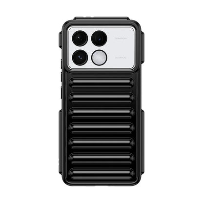 WANLONFENG LK Series for Xiaomi Poco F6 Pro 5G / Redmi K70 5G / K70 Pro 5G TPU Case with Tempered Glass Film