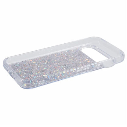 For Google Pixel 9 Pro XL Case Shockproof Soft TPU Phone Cover Glittery Design